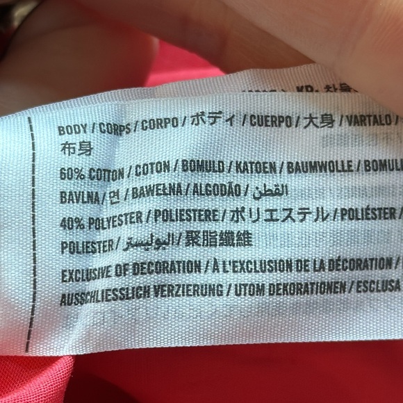 Abercrombie & Fitch Poplin Midi Skirt (Red) - Picture 5 of 6